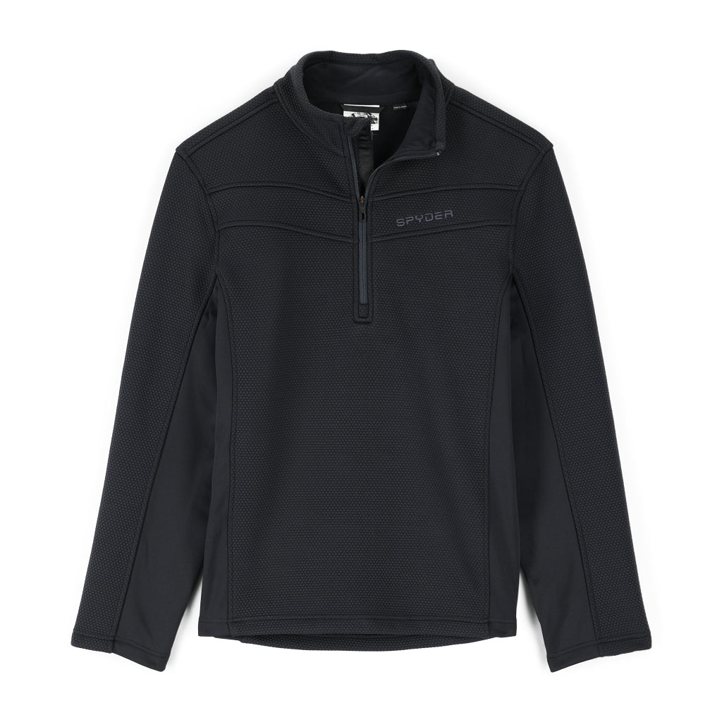 Mens Encore Half Zip - Black