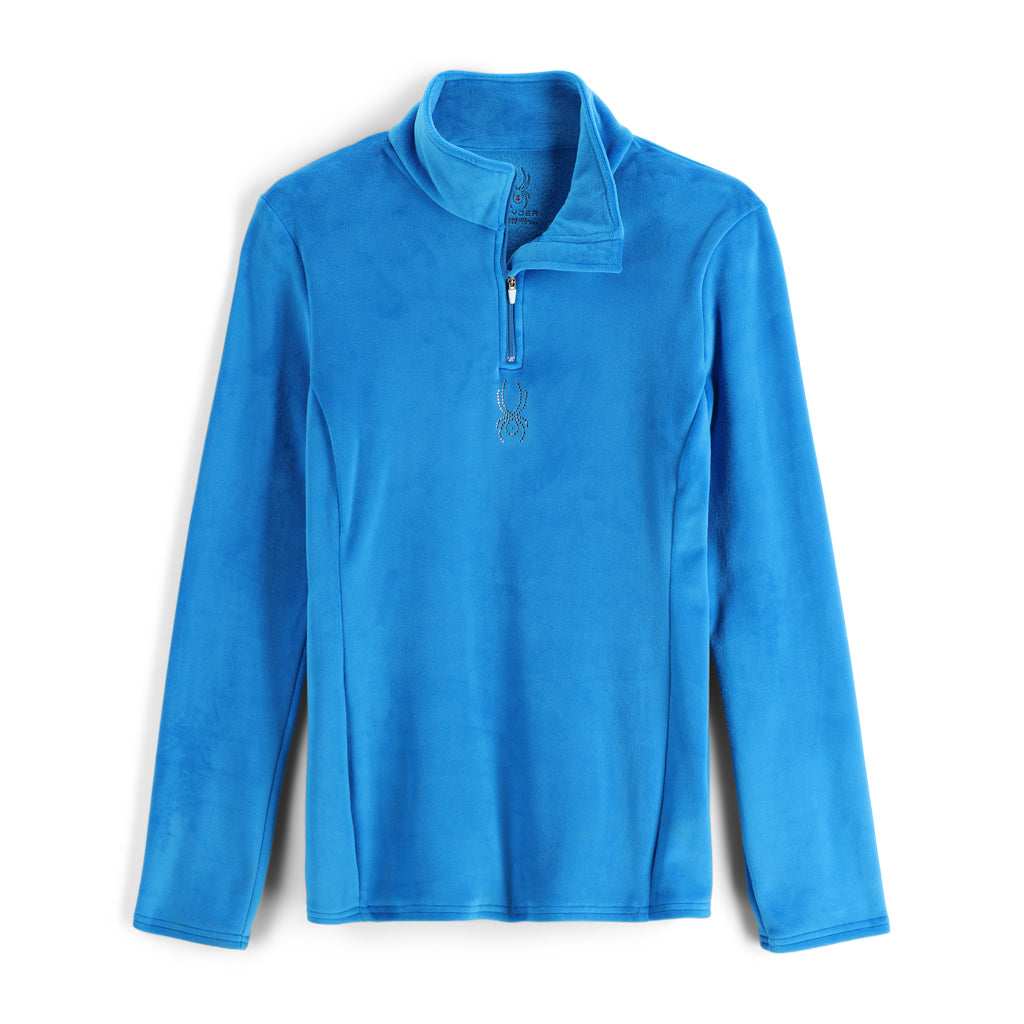 Womens Shimmer Bug Half Zip - Collegiate