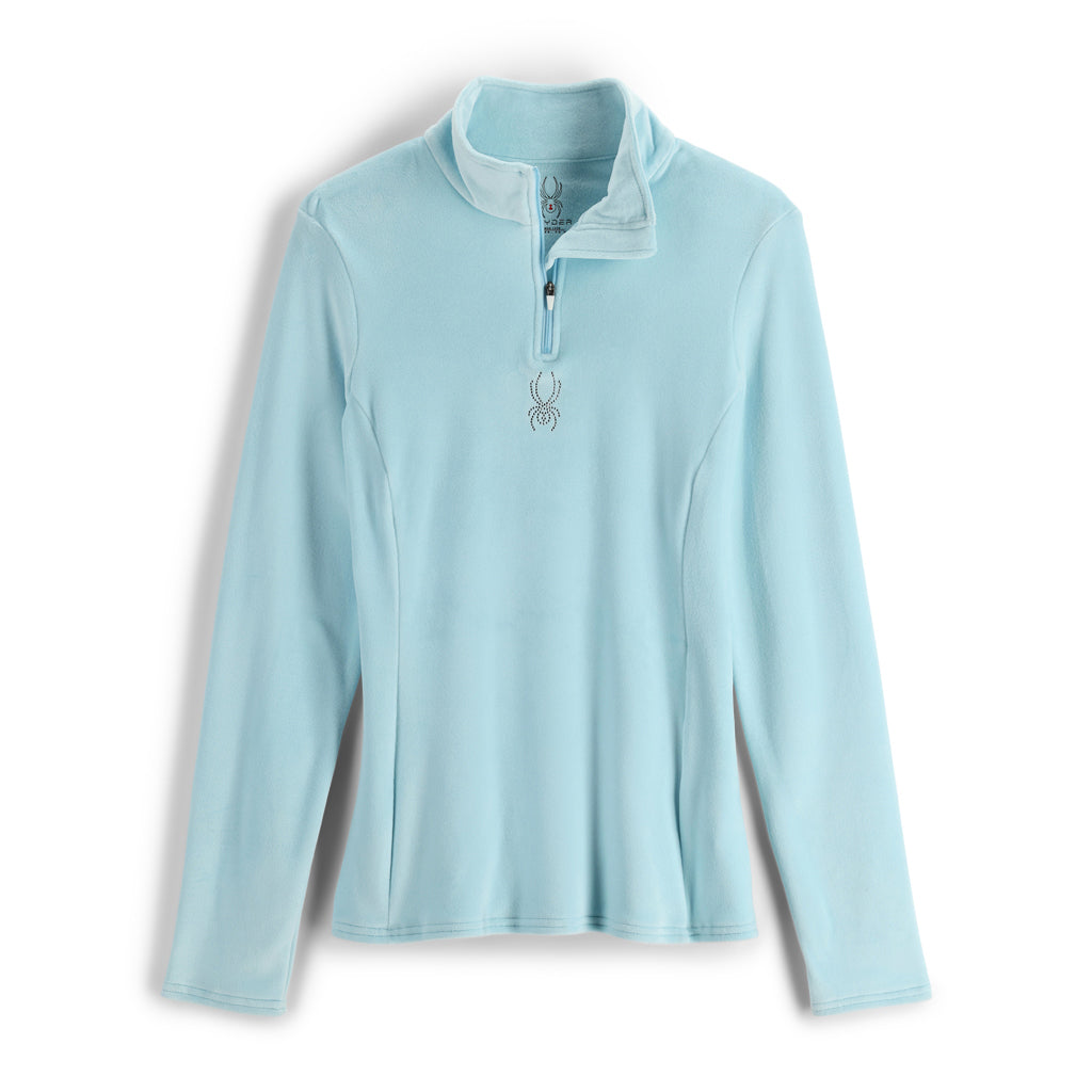 Womens Shimmer Bug Half Zip - Frost