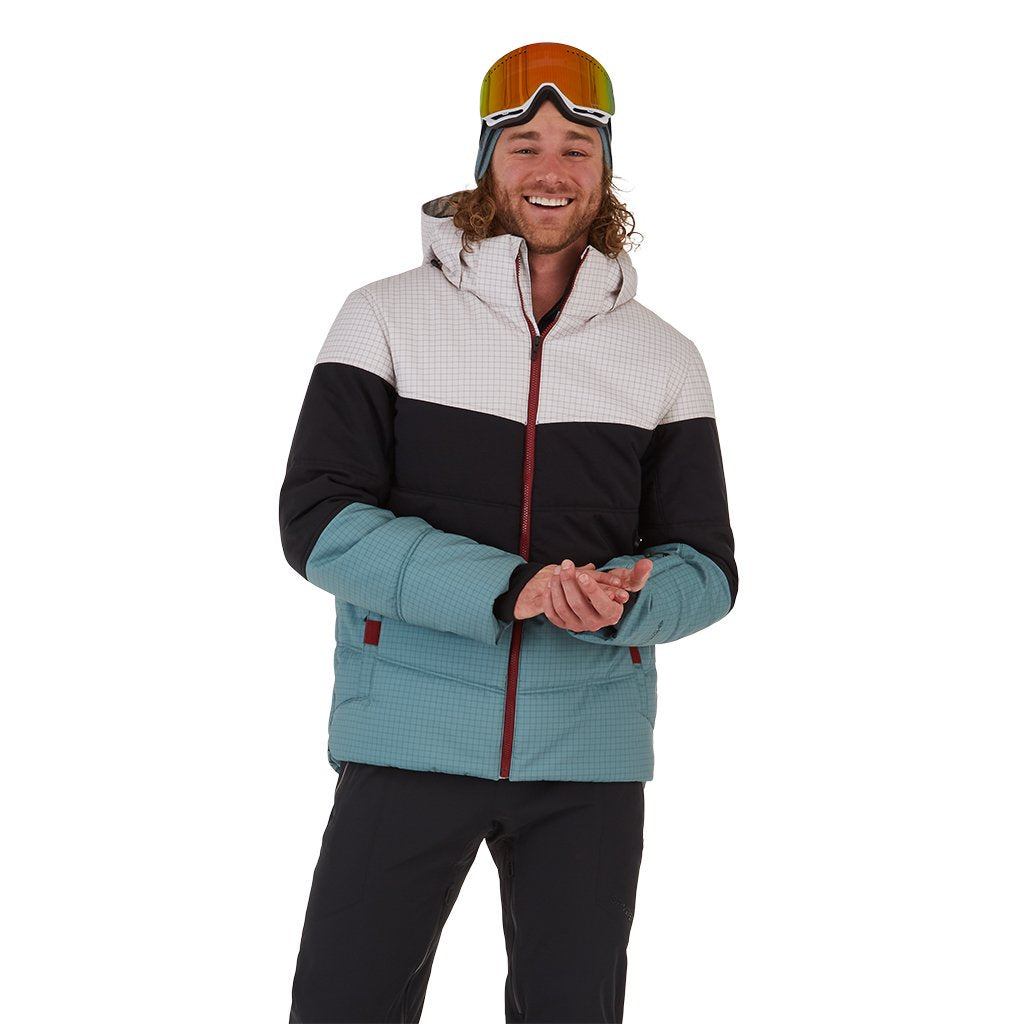 Jackson Insulated Ski Jacket - Glacier Ripstop (Grey) - Mens | Spyder