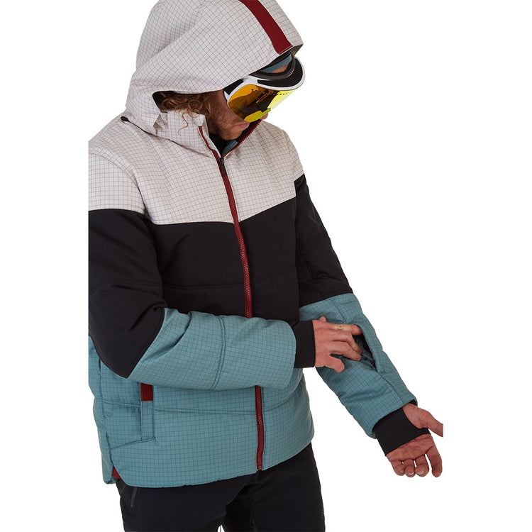 Jackson Insulated Ski Jacket - Glacier Ripstop (Grey) - Mens | Spyder