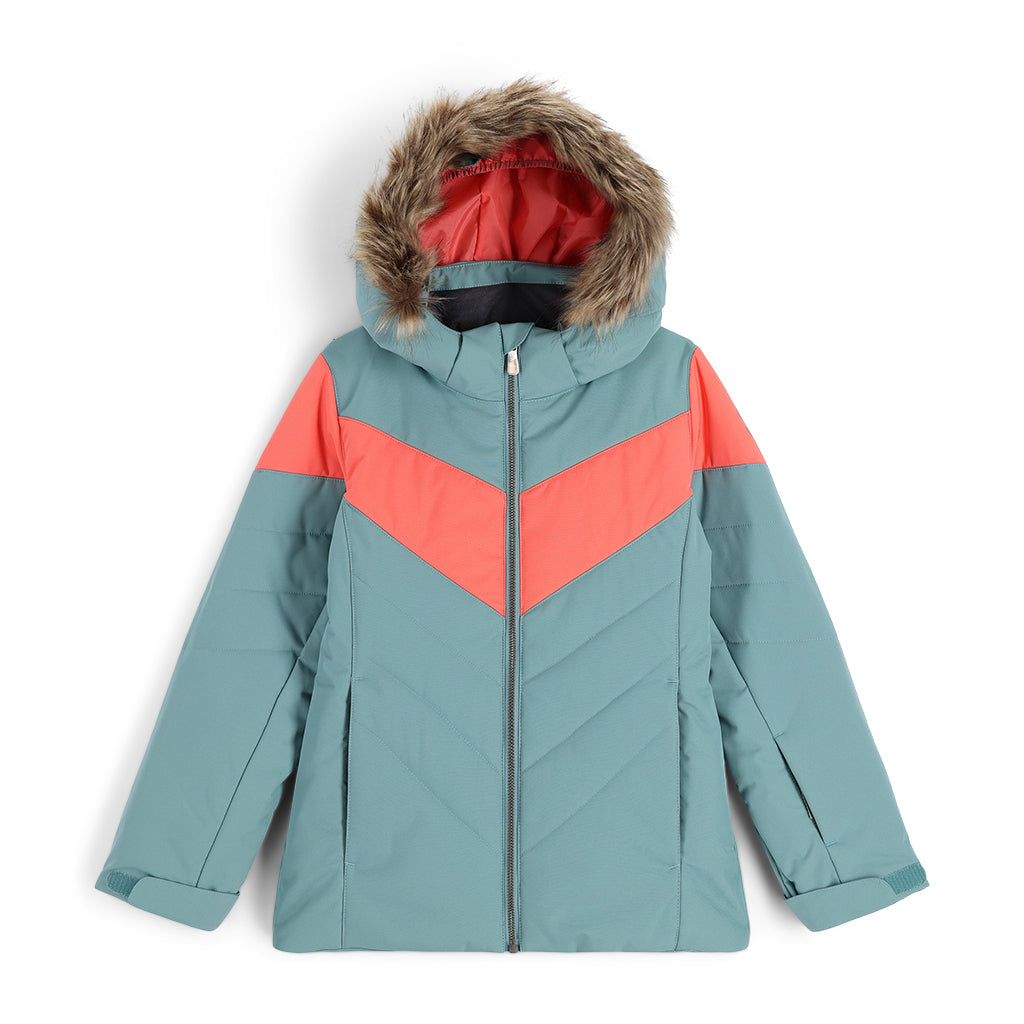 Lola Insulated Ski Jacket - Tropic (Orange) - Girls | Spyder