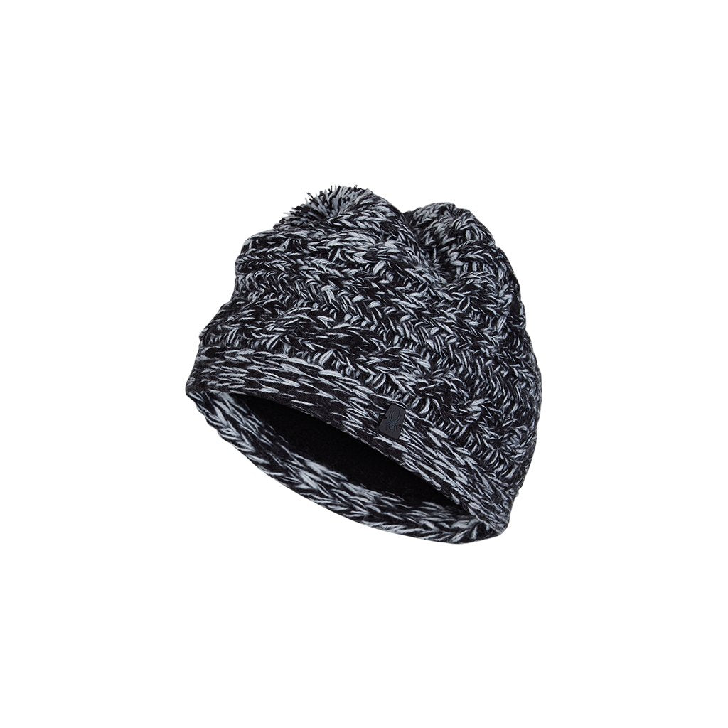 Twisty Knit Pom Hat - White - Womens | Spyder