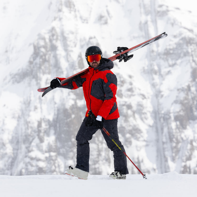 ouder Eindeloos maak een foto Leader Insulated Ski Jacket - Volcano Ebony (Red) - Mens | Spyder