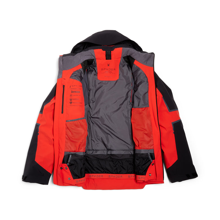 grado extraño Genealogía Titan Insulated Ski Jacket - Volcano Black (Red) - Mens | Spyder