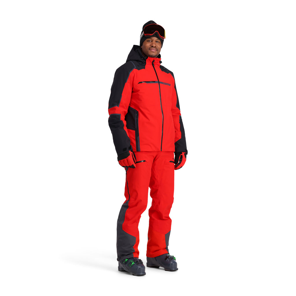 grado extraño Genealogía Titan Insulated Ski Jacket - Volcano Black (Red) - Mens | Spyder