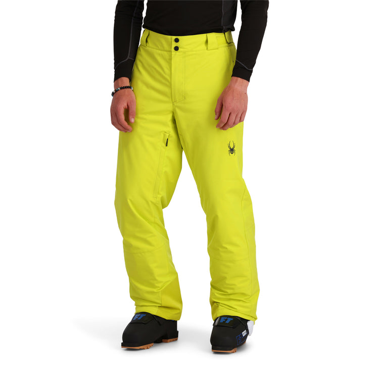 Traction Insulated Ski Pant Citron (Green) - Spyder