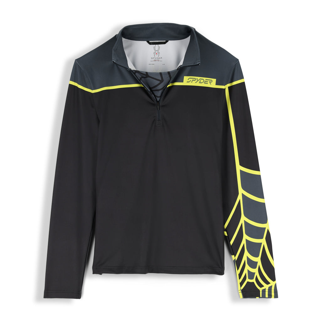 Mens Spirit Of '78 Half Zip - Ebony Citron