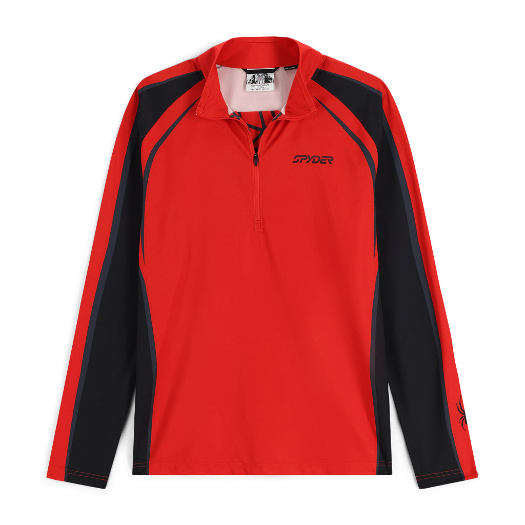 Mens Throwback Half Zip - Volcano