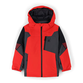 Leader Insulated Ski Jacket - Volcano (Red) - Boys | Spyder