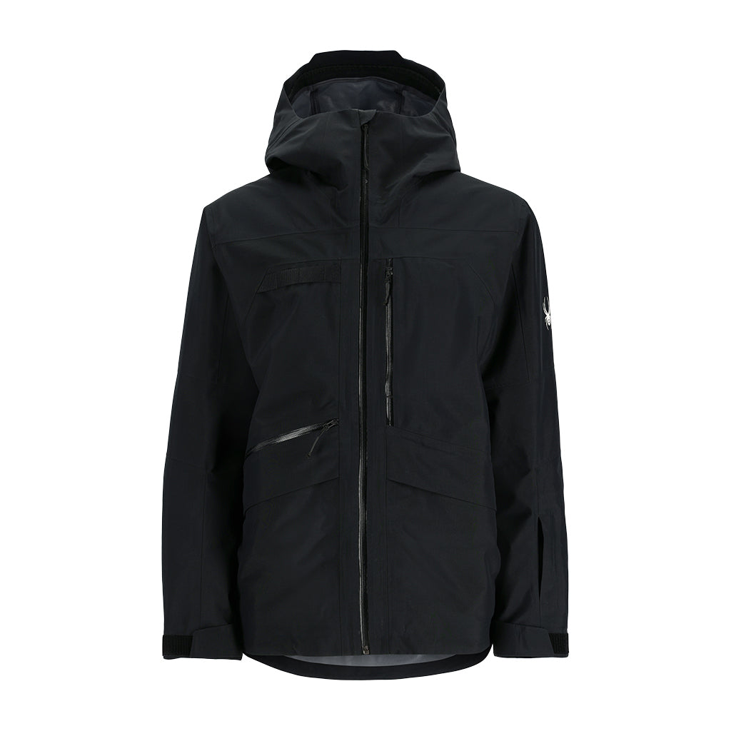 Sanction Shell Ski Jacket - Black - Mens | Spyder