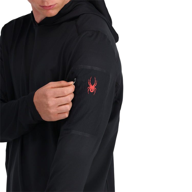 Mens Arc Graphene Tech Hoodie - Black – Spyder