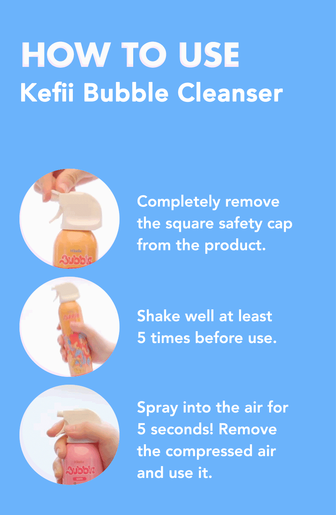 Bubble Cleanser 300ml (Noodle / Laser) – Bubbly Lovely