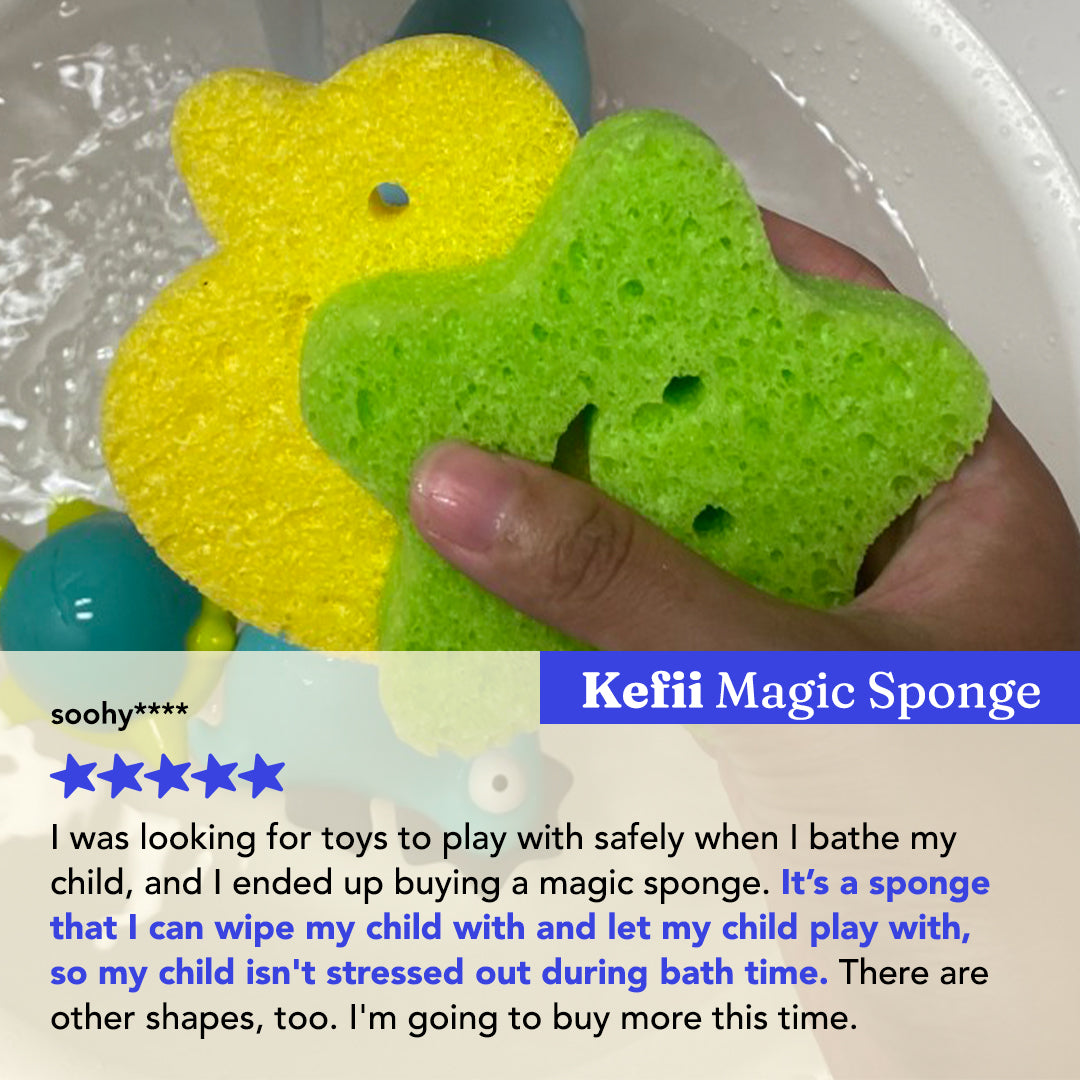 OYOURLIFE 4pcs Cute Cartoon Kitchen Cleaning Sponge Magic Sponge