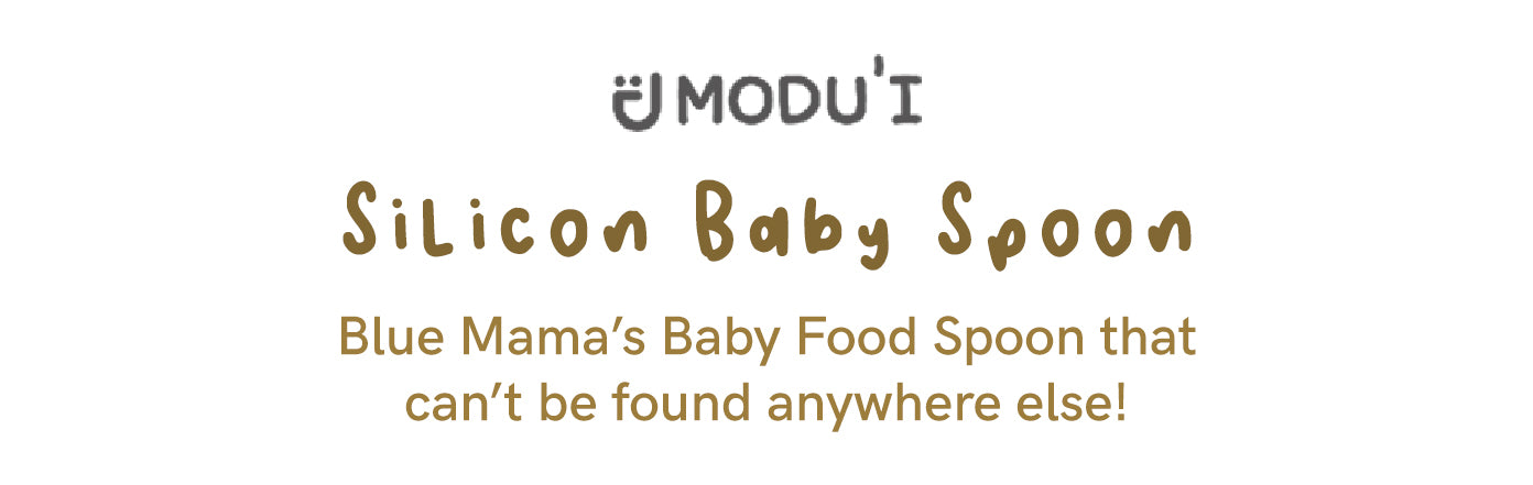 MODU'I Bluemama Silicone Baby Spoon – Bebeang Baby