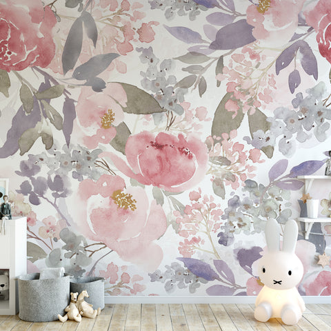 Baby Pink Fabric, Wallpaper and Home Decor