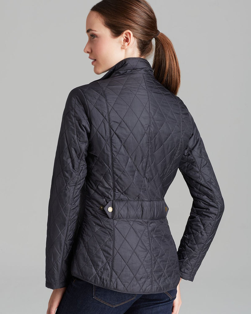 FLYWEIGHT CAVALRY QUILTED JACKET - Navy 