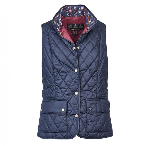 Saddleworth Quilted Gilet - Navy 