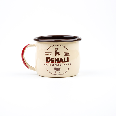 Emaliuotas puodelis Denali National Parks