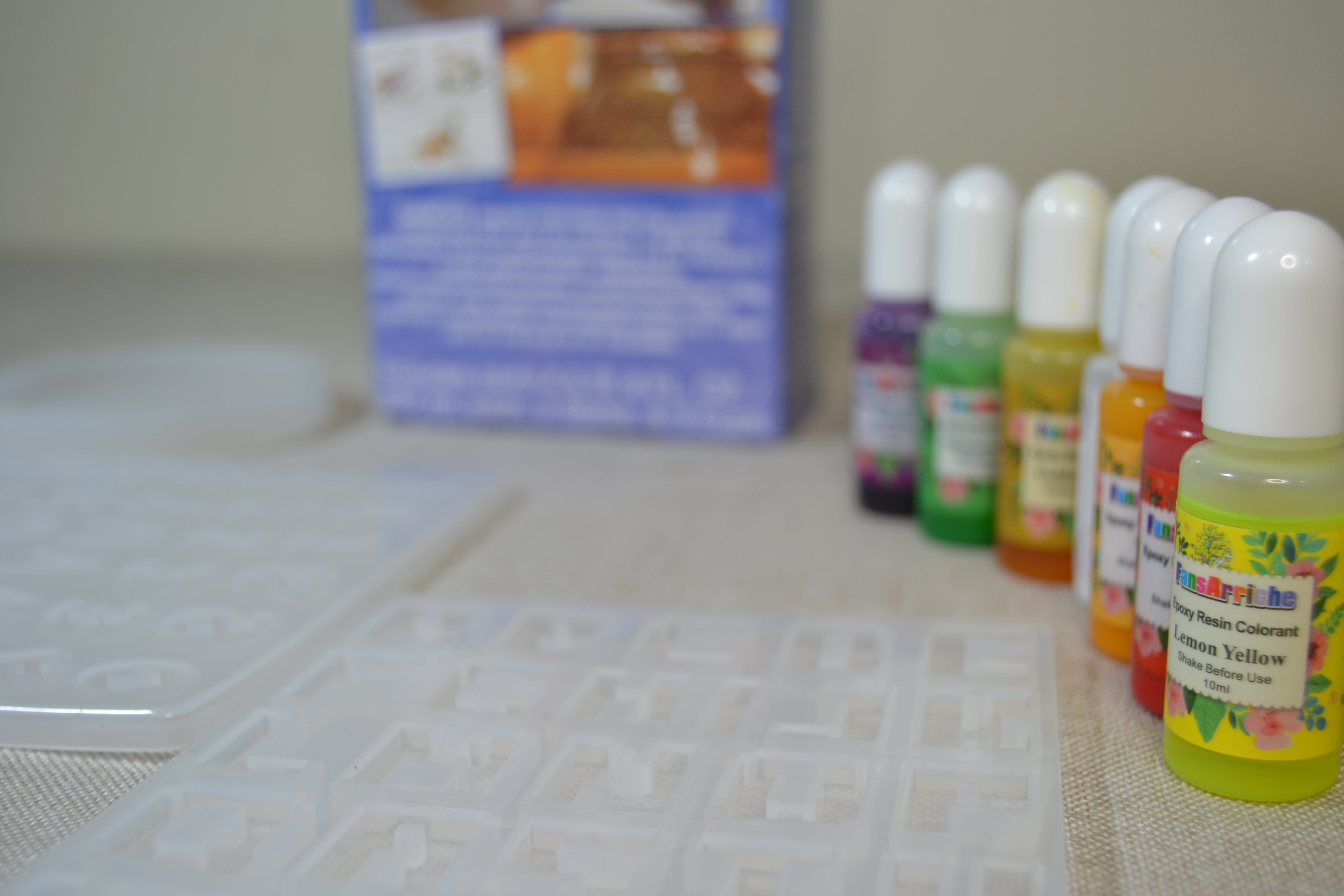 Pigmento de resina epoxi – 12 colores de resina UV transparente, color de  resina epoxi con 6 purpurina, colorante de resina epoxi altamente