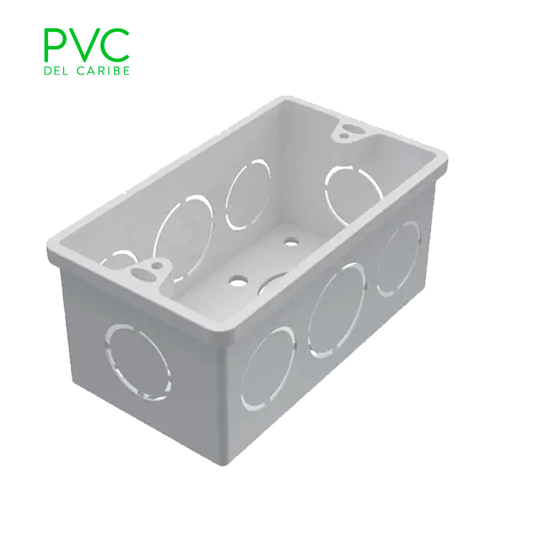 Manhattan Adaptado Poner la mesa Caja 2 X 4 Pavco — PVC Del Caribe