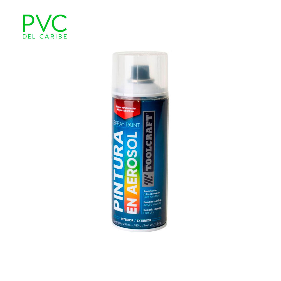 PINTURA AEROSOL ACRILICO CLARO TOOLCRAFT — PVC Del Caribe