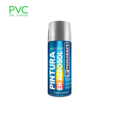 PINTURA AEROSOL METÁLICA CROMO TOOLCRAFT — PVC Del Caribe