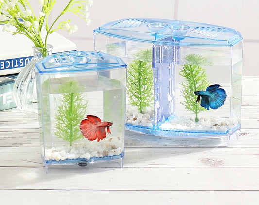 Bluepet BL-06 Compact Acrylic Fish Aquarium Tank with Internal