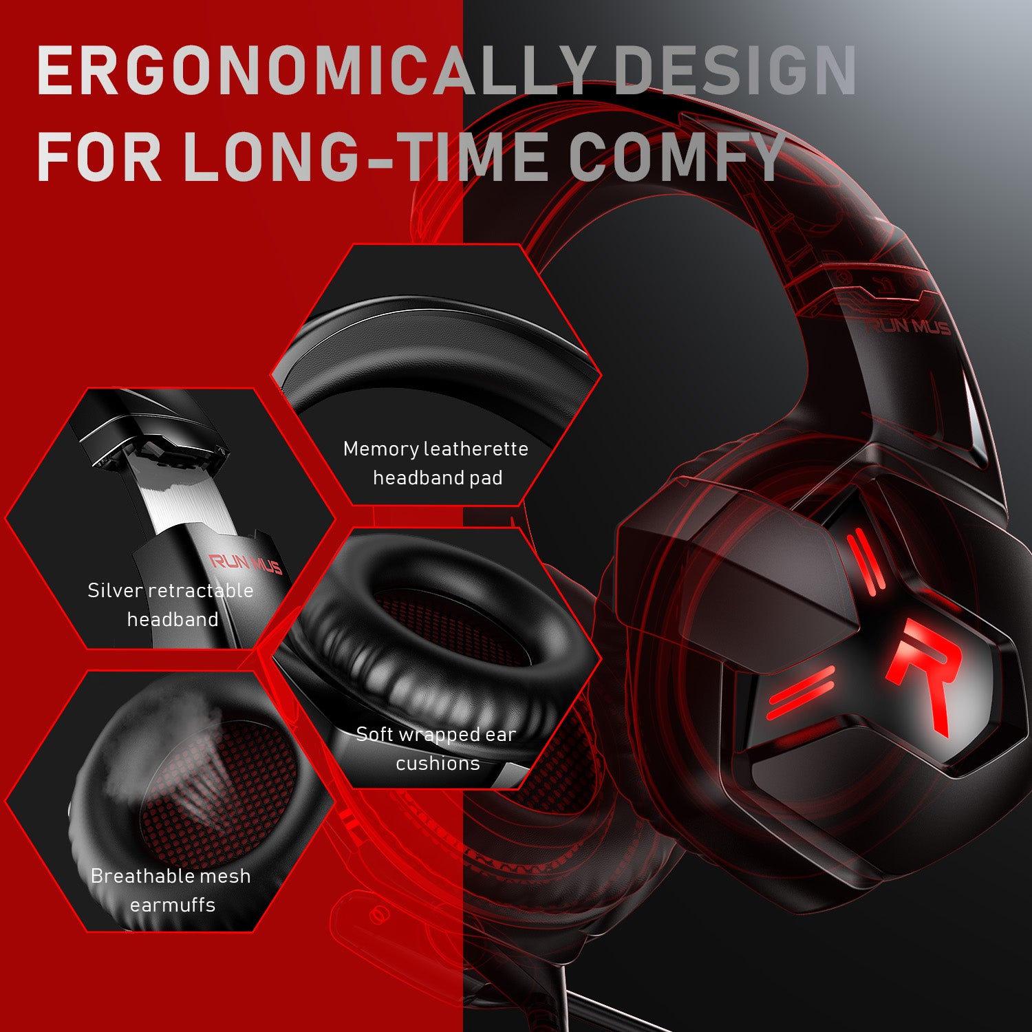 Runmus K11 Gaming Headset