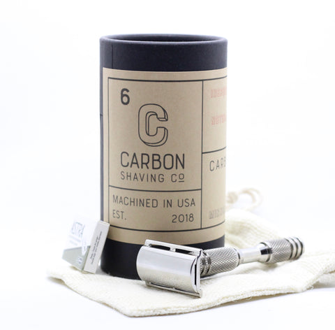 Ecofriendly carbon shaving co packaging - cardboard and natural materials