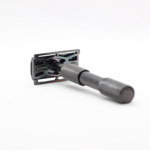 DLC coated titanium razor for shaving - lightest safety razor