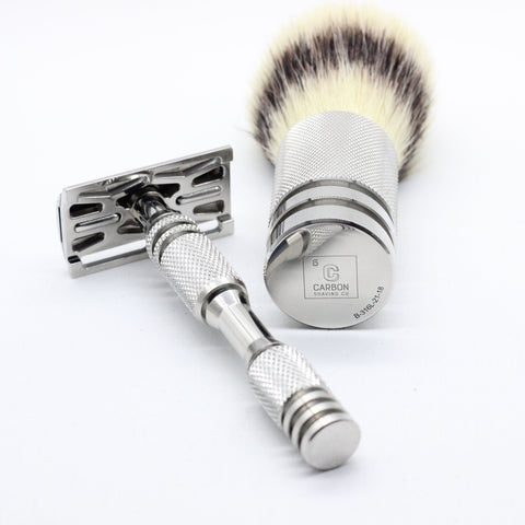 Shaving kit - safety razor and shaving brush for shaving