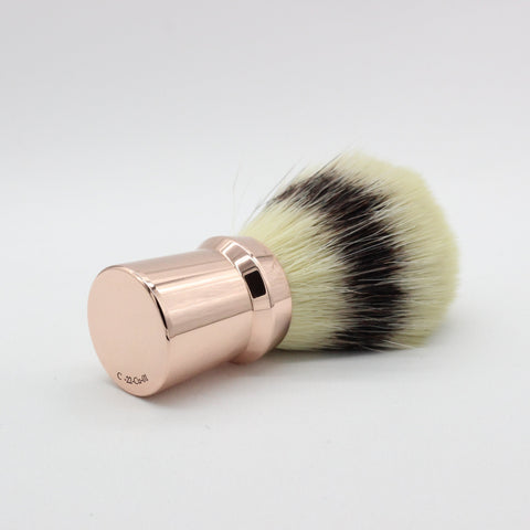 Copper shaving brush for copper shaving kit