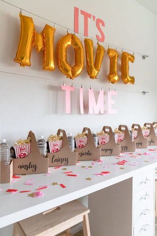 Gallery  Movie themed party, Movie night birthday party, Cinema party