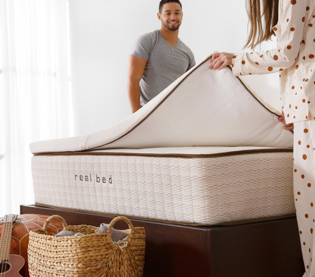 Natural Latex Mattress Topper | Real Bed