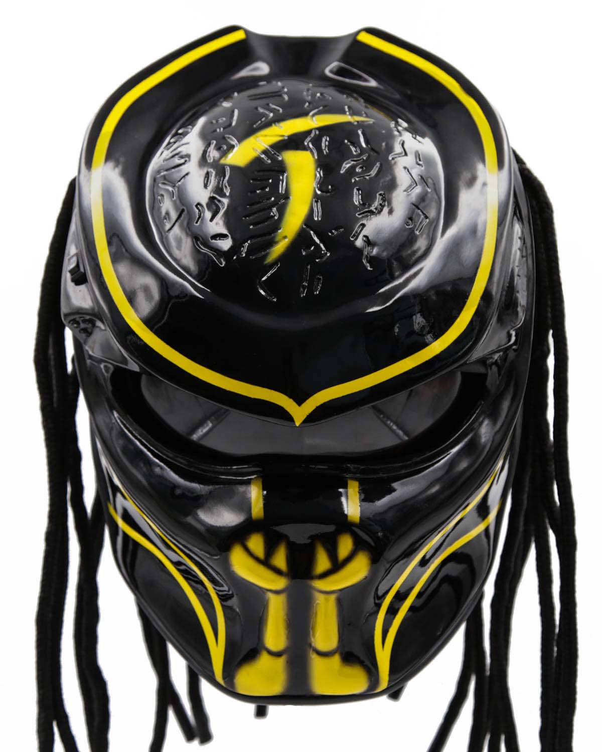 Yellow - Abyss Predator Motorcycle Helmet - DOT Approved – Predator Collective Helmets