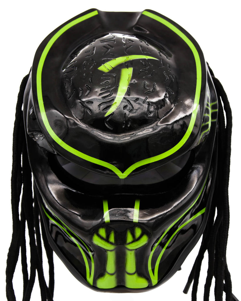 Green - Abyss Predator Motorcycle Helmet - DOT Approved ...