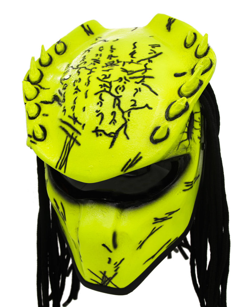 yellow predator helmet