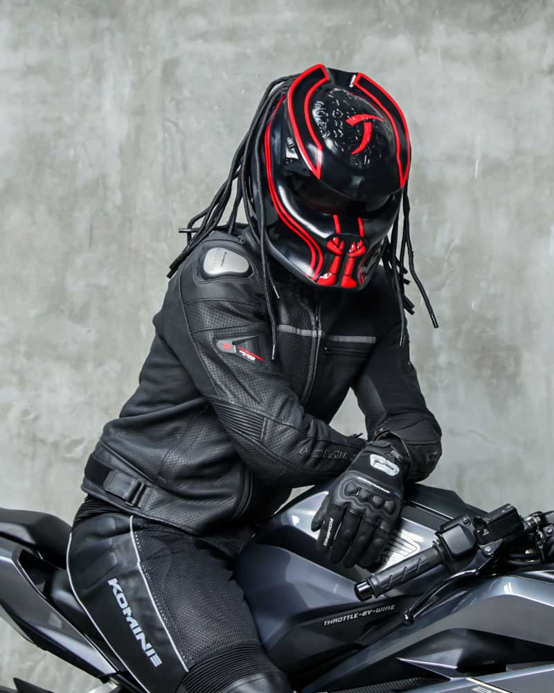 predator motorcycle rider