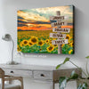 Customize A Street Signs Canvas, Family Wall Decor, Multi Family Name Sign, Sunflower Field-Canvas Print-Benicee