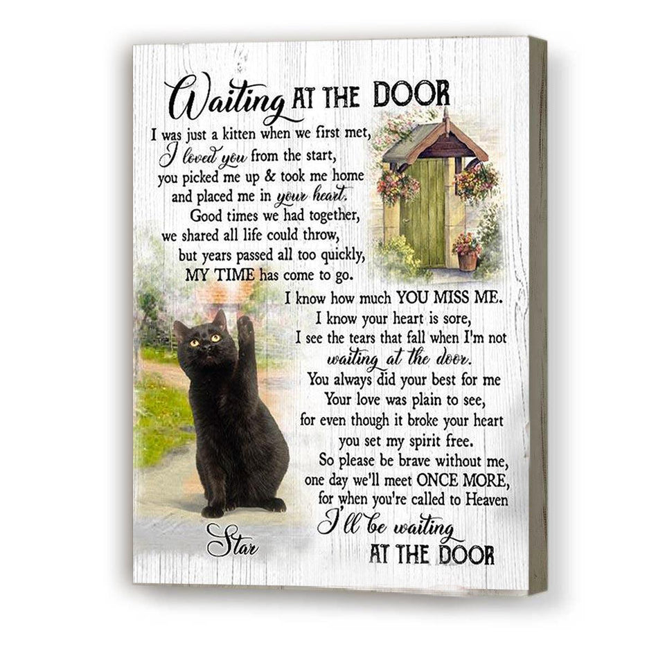 Personalised Cat Loss Gifts, Custom Memorial Cat Wall Art, Cat Memorial 