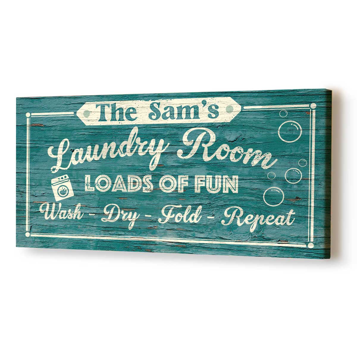 Personalized Laundry Sign, Laundry Room Sign, Loads Of Fun | canvas for ...