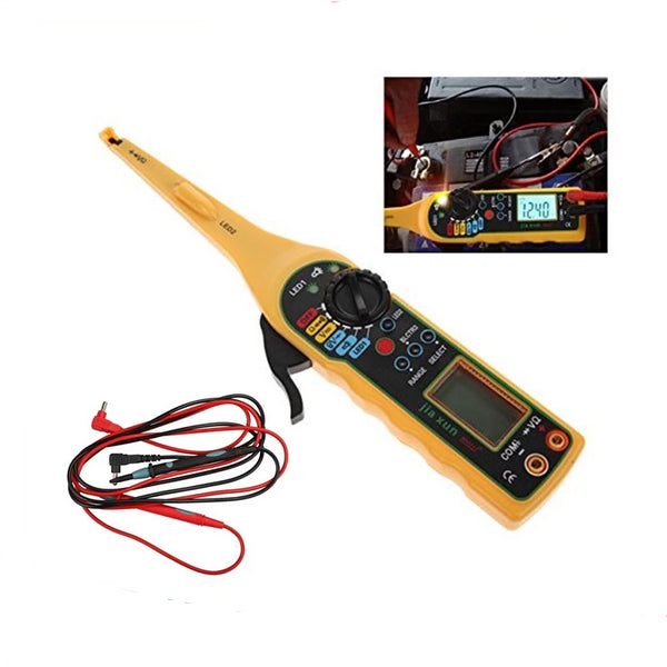 Auto Circuit Tester Multimeter Lamp Car Repair Tool Automotive Electrical Digital Multimeter 0V-380V