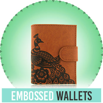 Online shopping for Eco-friendly, unique, beautiful and affordable vegan embossed wallets for women and men designed by LAVISHY.