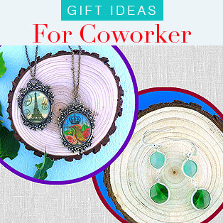 Online shopping for unique, beautiful and affordable gift ideas for coworker from vegan bags, wallets, coin purse to travel accessories and fashion necklaces, bracelets, earrings