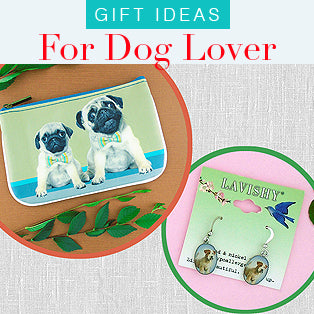 Online shopping for unique, beautiful and affordable gift ideas for dog lover from vegan bags, wallets, coin purse to travel accessories and fashion necklaces, bracelets, earrings