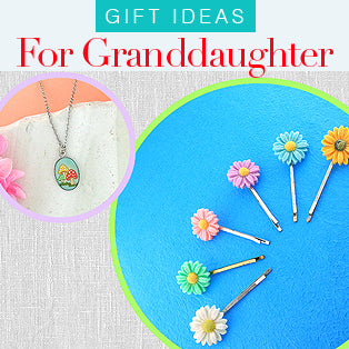 Online shopping for unique, beautiful and affordable gift ideas for granddaughter from vegan bags, wallets, coin purse to travel accessories and fashion necklaces, bracelets, earrings