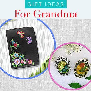 Online shopping for unique, beautiful and affordable gift ideas for grandma from vegan bags, wallets, coin purse to travel accessories and fashion necklaces, bracelets, earrings