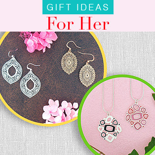 Online shopping for unique, beautiful and affordable gift ideas for her from vegan bags, wallets, coin purse to travel accessories and fashion necklaces, bracelets, earrings