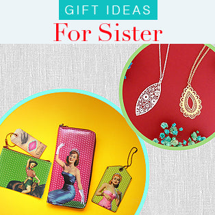 Online shopping for unique, beautiful and affordable gift ideas for sister from vegan bags, wallets, coin purse to travel accessories and fashion necklaces, bracelets, earrings